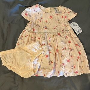 6M Carters Floral Girls Dress NWT